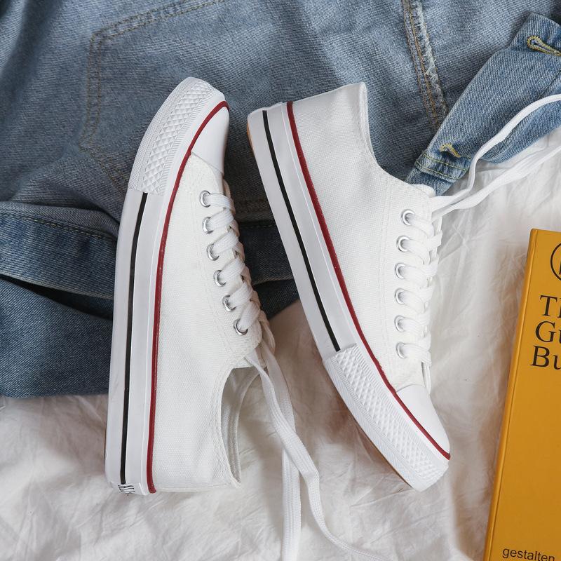 Spring New Low-top Canvas Shoes Men's Trend Men's and Women's Couples Board Shoes Student Shoes Lightweight Breathable Work Shoes