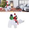 Christmas Inflatable Polar Bear 6.8FT Waterproof Christmas Blow Up Yard Decoration with LED Lights