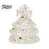Durable TPR Sensory Balls Christmas Tree Stress Ball, Soft Squeeze Toy for Relief, Glow Portable Desk Fidget Toys in Dark Hand Toy, Holiday