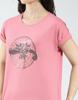 MONTE CARLO Women's Printed Half Sleeve Round Neck Top