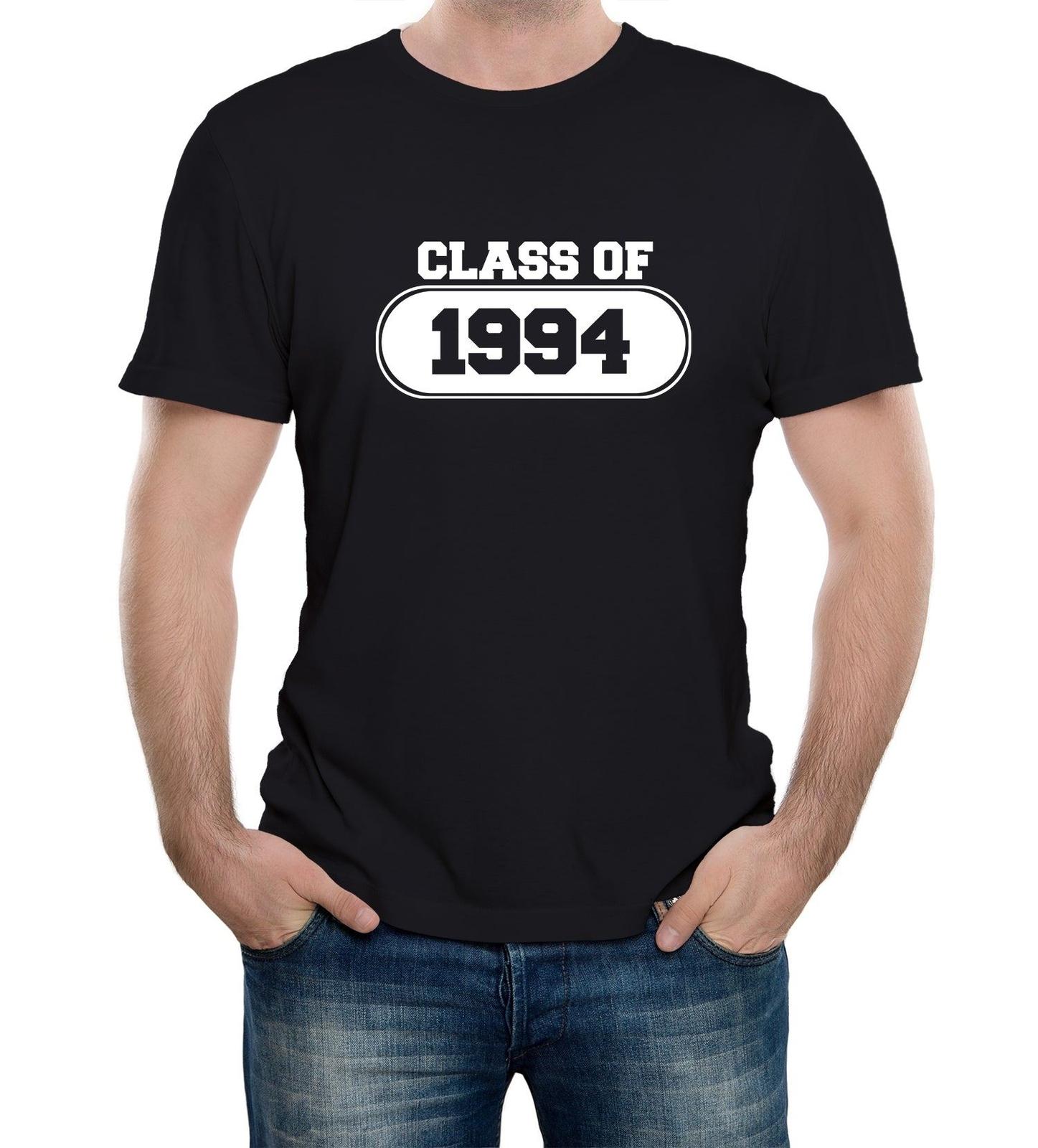 Mens Class of 1994 College School Graduation T-Shirt Mens Womens Tees Top University Gift M