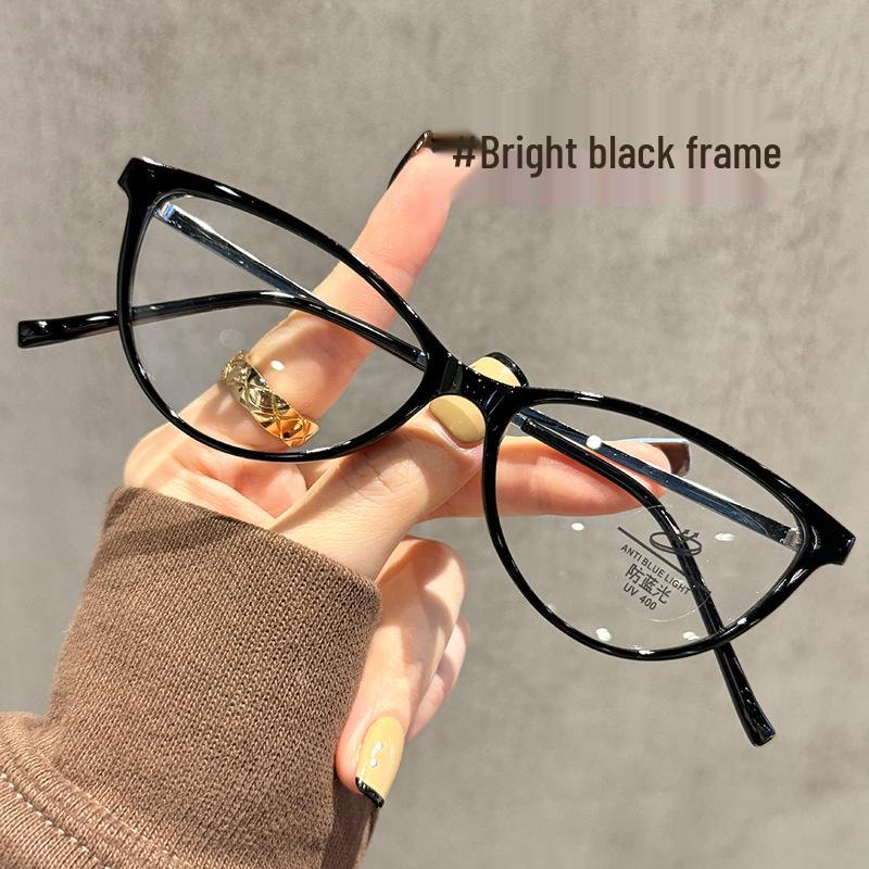 

Женские оправы для очков «кошачий глаз» из TR90 для миопии, подходят для рецептурных/нерецептурных линз, улучшают цвет лица, придают ощущение высокого класса