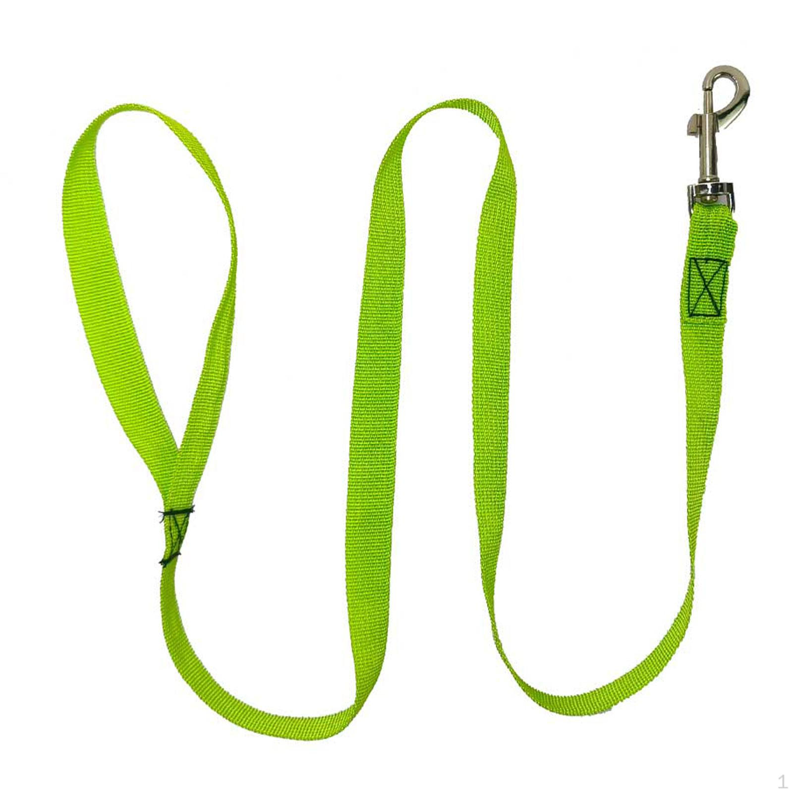 

Dog Leash Basic Leashes Camping Control Bright Color Handle Lead Nylon Rope Dogs Walking for 115cm Rope Handle