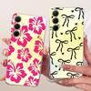 Hülle Für Samsung Galaxy A17 A37 A57 5G Cover Neue Stilvolle Blume Klare Weiche Silikon Handyhülle Für Samsung A 17 A 37 A 57 Stoßfänger