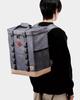 CAPTAIN STAG Insulated Cooler Soft Square Backpack with Mesh Camp Aging Gray x Bag, Cooler, Style, Pocket, Out, Tan, UE-640