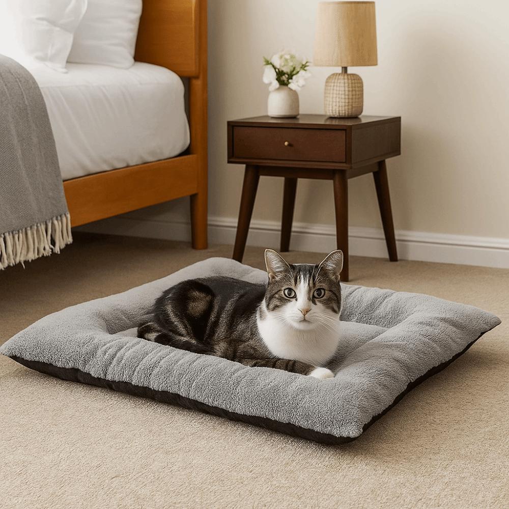 Non-slip Dog Bed Mat Surrounding Style Cat Cage Mattress Thickened Pet Mat  Winter