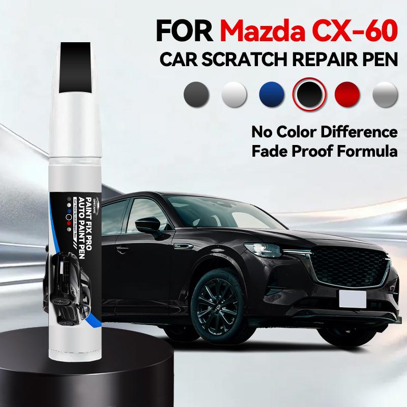 Car Paint Touch Up Pen For Mazda CX-60 Car Paint Scratch Repair Body Repair Accessories Black Spray Paint Car Gadgets