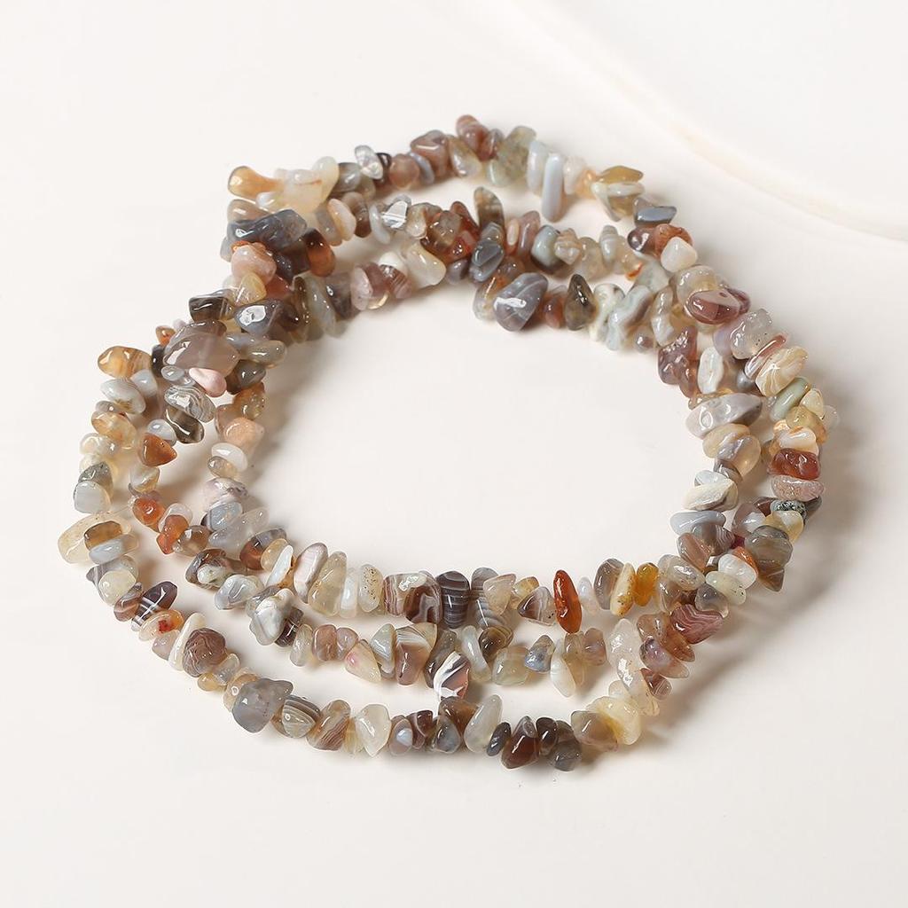 80cm Natürliche Amethyst Splitterkette - Poliert, Unregelmäßige Streifen für DIY Schmuck & Armbänder