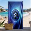 Asciugamano da Spiaggia con Stampa Calcio Hamburger SV, Asciugamano Grande Morbido ad Asciugatura Rapida per Spiaggia Campeggio Nuoto