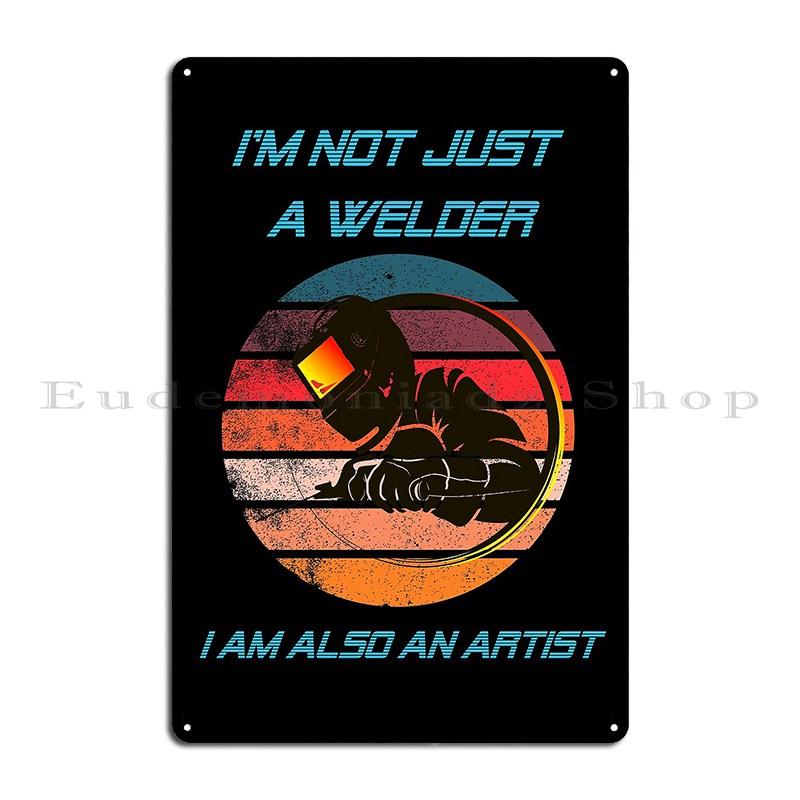 Welding There's No App for That Funny Gift for Welders I'm Not Just A Walder Metal Vintage Wall Decor Garage Tin Sign Poster
