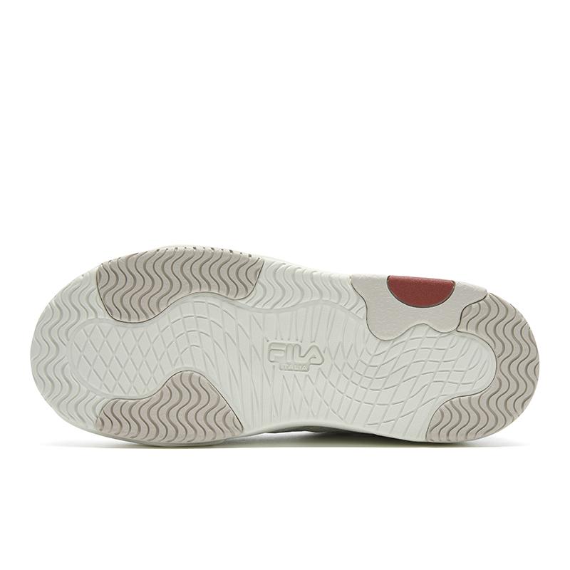 New FILA OMELETTE Skateboard Shoes Women's Low top Bright Gray/Ice Cream Green F12W542208FLI