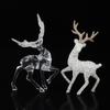 Handmade Elk Miniatures Elk Artificial Mini Deer Desktop Ornaments Sika Deer Statue  Home