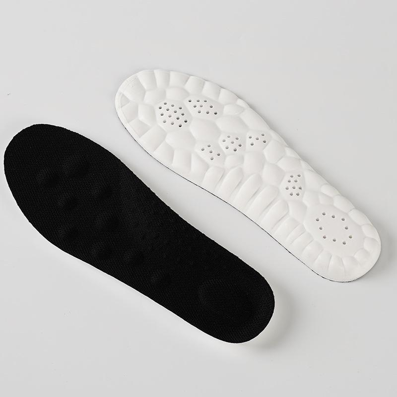 Cushioned Sports Insoles: Deodorant, Breathable, Shock-Absorbing, and High-Elastic for Long-Lasting Comfort