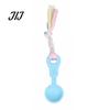 Macaron Color Dog Toy Molar Chewing with Rope, TPR Spoon Head Durable Woven Dental Cleaning Knot Training Toy, Colors Teeth Interactive Pet Tug of War