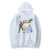 Game Printed Fortnite Sleep Eat Fortnite Repeat Casual Long Sleeve Cotton Hoodie