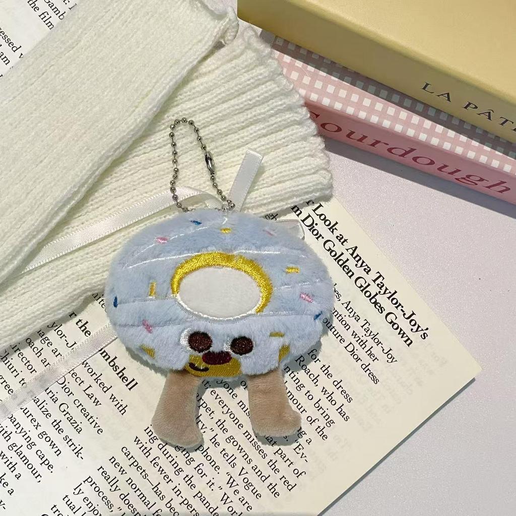 Adorable Double-Layer Cartoon Hamburger Bun Plush Hairpin for Babies