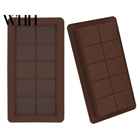 Molde de Chocolate de Grado Alimenticio 1/2 Piezas Moldes de Silicona Grandes y Profundos para Caramelos Barras Rellenas Chocolates Caseros Sin BPA Fácil de Limpiar Tolerancia a Altas Temperaturas