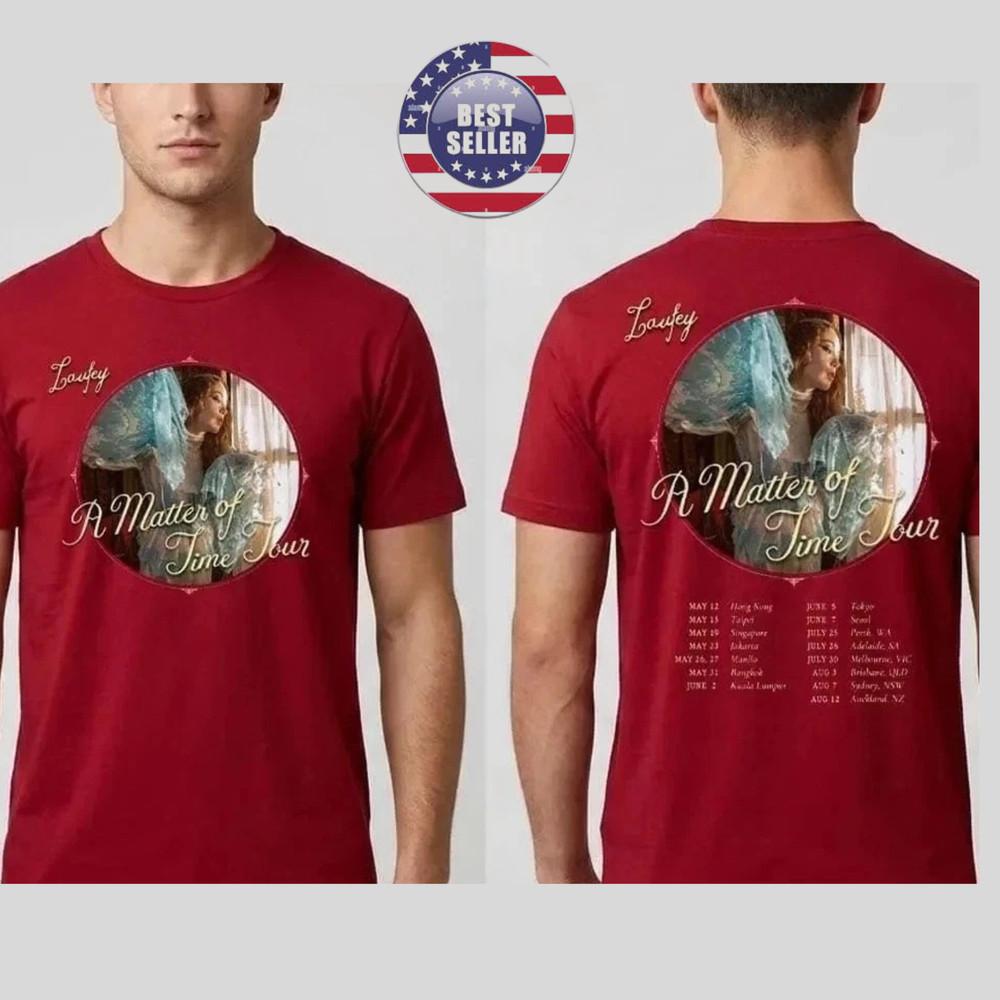 Laufey Announces A Matter of Time Tour Throughout North America 2026 Tshirt Unisex T-Shirt XL