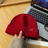 Korean Style Simple and Versatile Bow Knitted Hat Autumn and Winter Outdoor Warm and Cold Proof Woolen Hat Showing Face Small Baotou Cold Hat