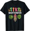 Tiki Bartender Kahuna Tropical Drinks Cocktails Luao Party TShirt Tiki Graphic T Shirts Men Clothing Cotton Streetwear Camisas