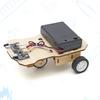 1 Set Car Models DIY Creative Cultivate Interest Novelty Eco-friendly Hands-on Ability Wood Following Car Physical Toys School Supply