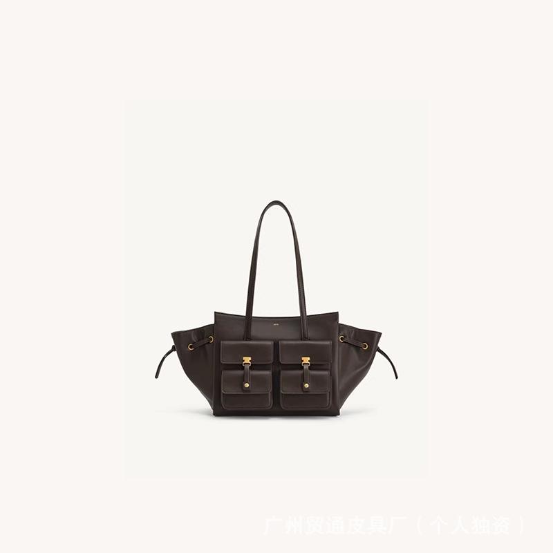 Borsa a Spalla Tote Grande Capacità in Vera Pelle JWPEI Linda per Donna