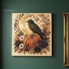 Festliche Kunst mit Kunstperlen für die Heimdekoration 2 Stück Halloween-Kunst, Geist Kürbis Hexe Krähe Malerei DIY Entspannendes Bastelset, 3D Schädel Basteln