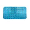 17x68cm Non-Slip Bath Mat with Suction Cups & Drain Holes - Soft, Machine Washable Shower Floor Pad for Safety & Foot Scrubbing