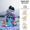 1pc Cute Stitch Printing Blanket - Soft, All-Season Throw for Living Room, Bedroom,Personalized Gift with Adorable Cartoon Design