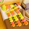 Cartoon Soft Long Strip Sun Flower Caterpillar Plush Stuffed Toy Doll Pillow Home Bed Sofa Decoration Baby Child Girlfriend Gift