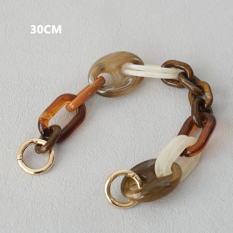 New Phone Accessory Wooden Chain Boutique Beaded Luxury Phone Case Chains Acrylic Handle Lanyard Cell Mobile Patch Charm Strap