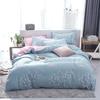Washed Cotton Bedding Four-piece Set, Quilt Cover, Bed Sheet, Dormitory Three-piece Set