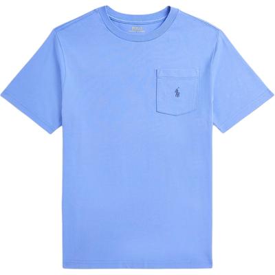 Polo T-Shirt Pocket Cotton Jersey Kids Tops Harbor-Island-Blue 323970333-003