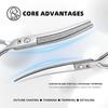 Professional Pet Grooming Scissors Set Stainless Steel Straight Curved Thinning Fishbone Dogs Cats