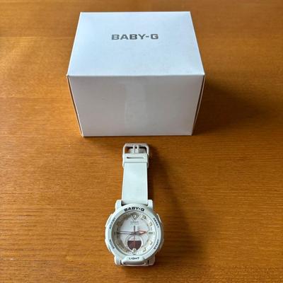 Used [Final] CASIO BABY-G White Ladies Watch Good Condition with Box