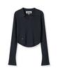 AVANDRESS Ant Waist Collar Knit Black