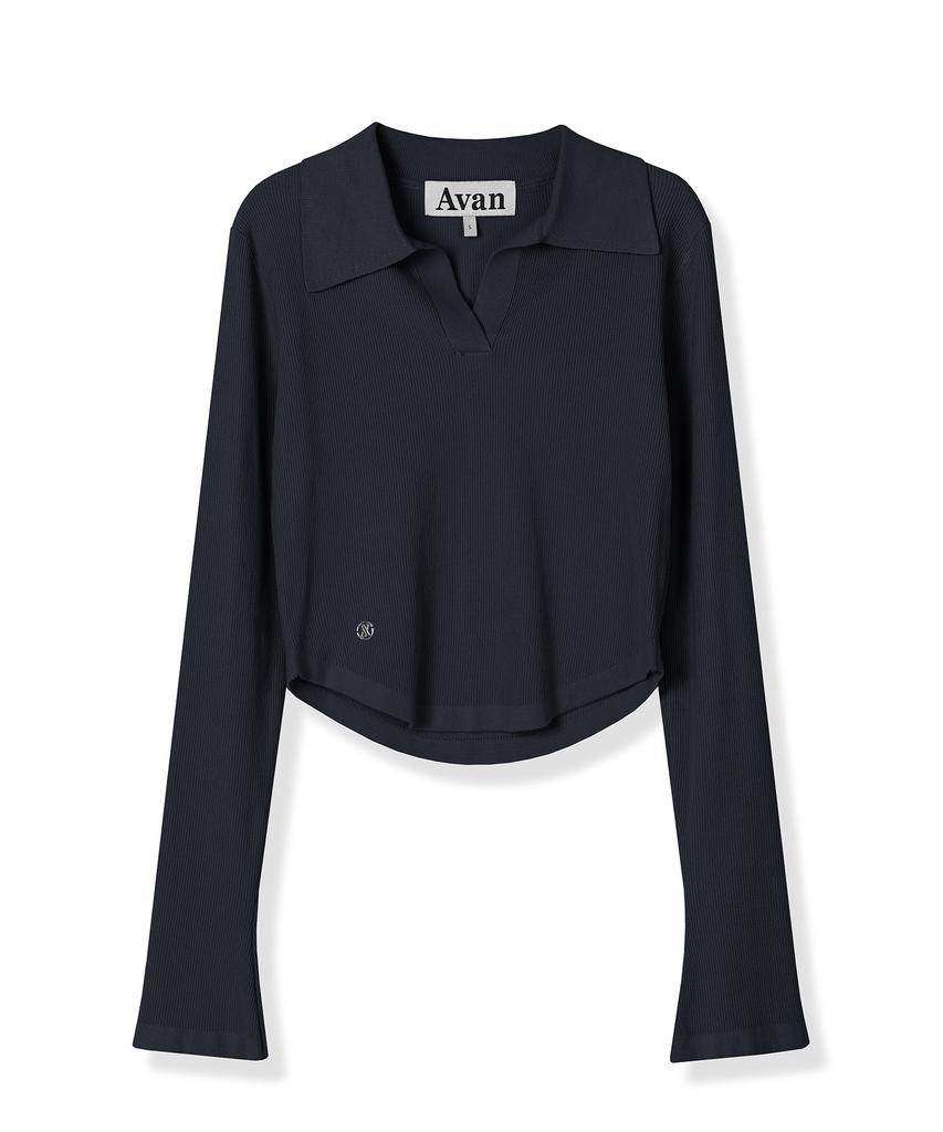 AVANDRESS Ant Waist Collar Knit Black