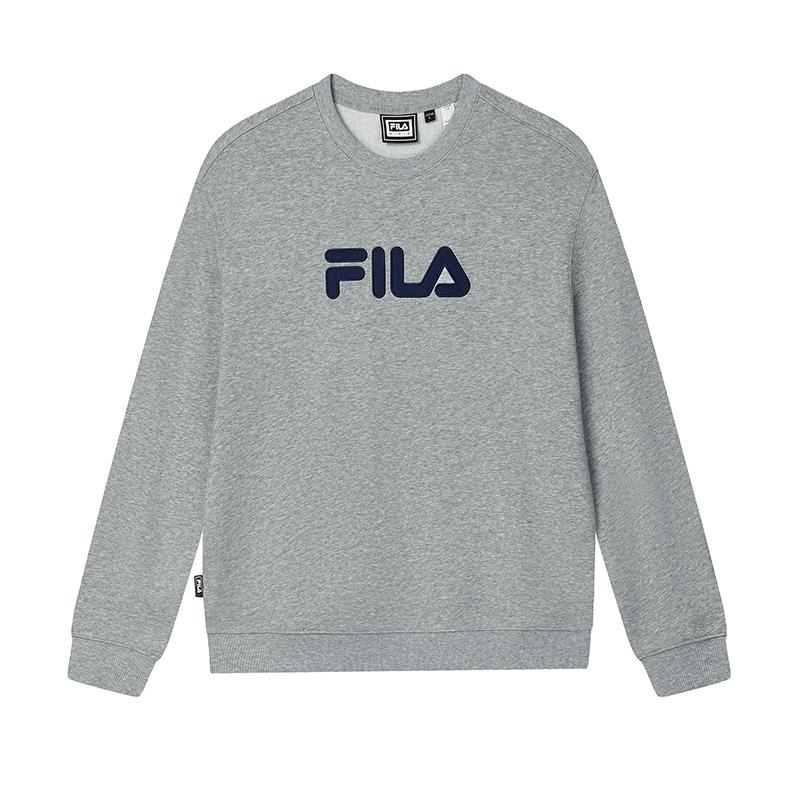 New FILA ORIGINALE Sweatshirt Unisex Cartier Heather Gray F51U539205FMG