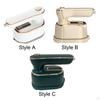 Portable Steamer for Clothes EU Plug Mini Steam Iron Travel College Dorm White