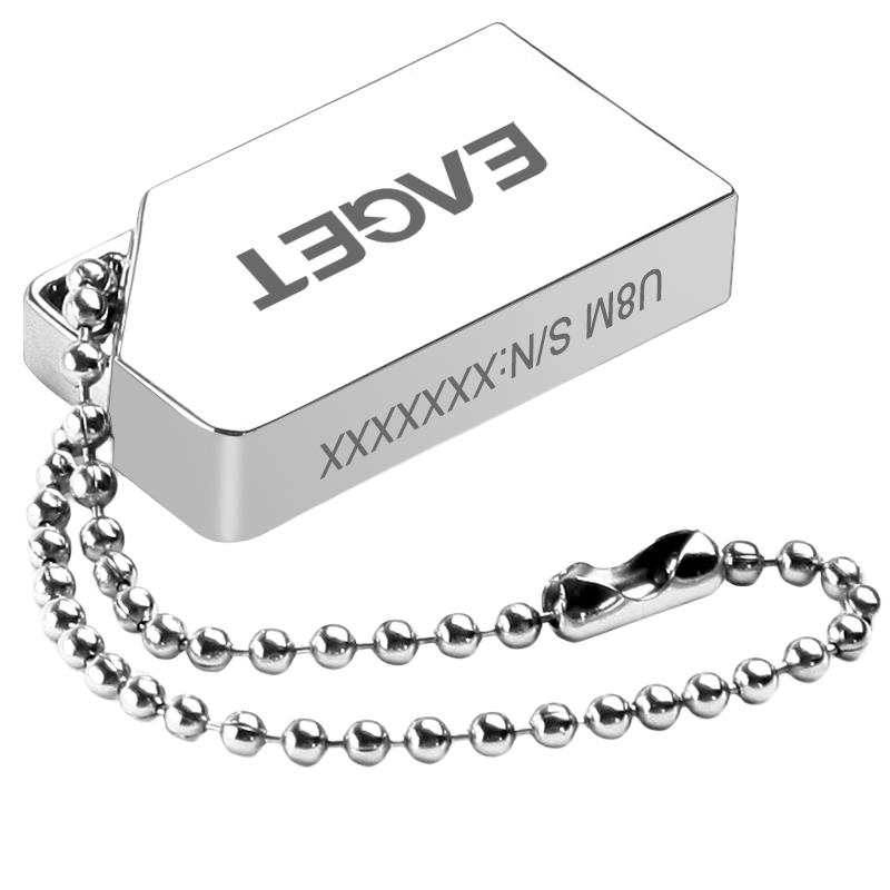 

EAGET U8M Металлическая Мини Водонепроницаемая USB2.0 Флешка 16GB
