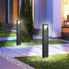 Garden Lamp, Path Light, Post Light with LEDs, Weather-Resistant, 16cm x 5cm x 90cm, Dark Grey