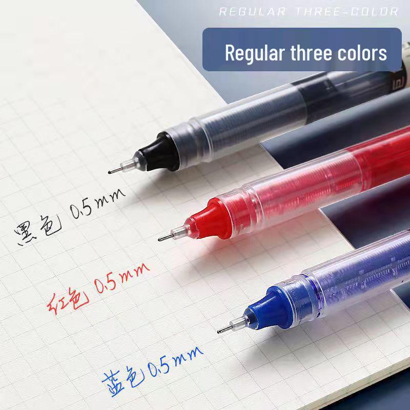 High-Quality 0.5mm Quick-Dry Liquid Ink Rollerball Pen for Exam Signatures 0.5mm красный
