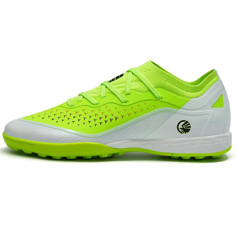 

Adult football shoes TF broken nails grass game training shoes men s World Cup sports shock absorption shoes 45 весна зелений колір