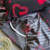Comfortable, Relaxing, Breathable, Skin-friendly Three-piece Set: One Bed Skirt + Two Pillowcases (without Pillow Core)