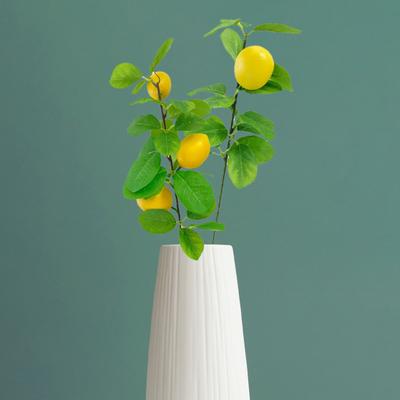 Maintenance Free Artificial Lemon Wide Application Simple Fake Branch Home Desk Decor