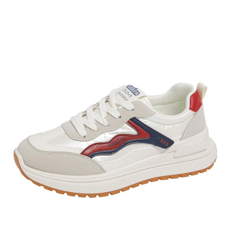 2025 little white shoes women's spring new Korean version ins female students' leisure sports versatile board shoes street shot K6905