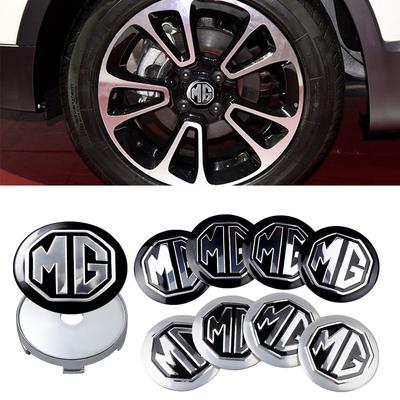 4 Stück Auto Radnabe Mittelkappe Abzeichen Abdeckungen Aufkleber Zubehör Für Morris Garages ZS HECTOR X-power MG3 MG5 MG6 MG7 GT HS MARVEL