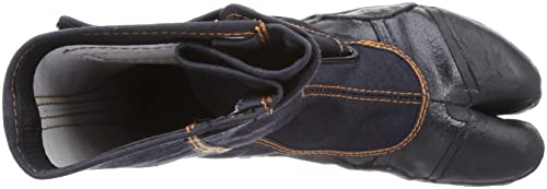 Soukaido Work Shoes, Young Leaves, Black, Size 23.0 Cm, 4E