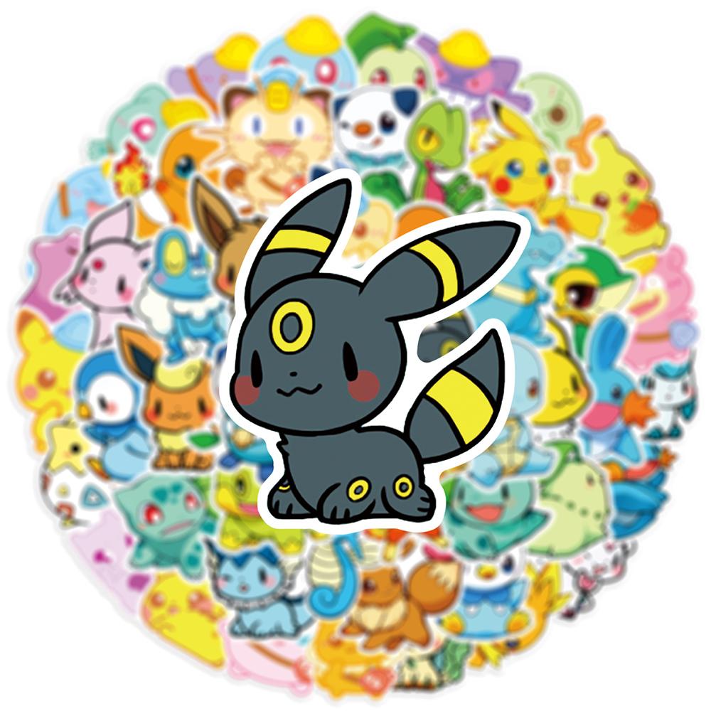10 30 50Pcs Cute  Anime Game Graffiti Stickers Diy Suitcase Fridge Phone Laptop Guitar Car Cartoon Joke Sitcker For Kid