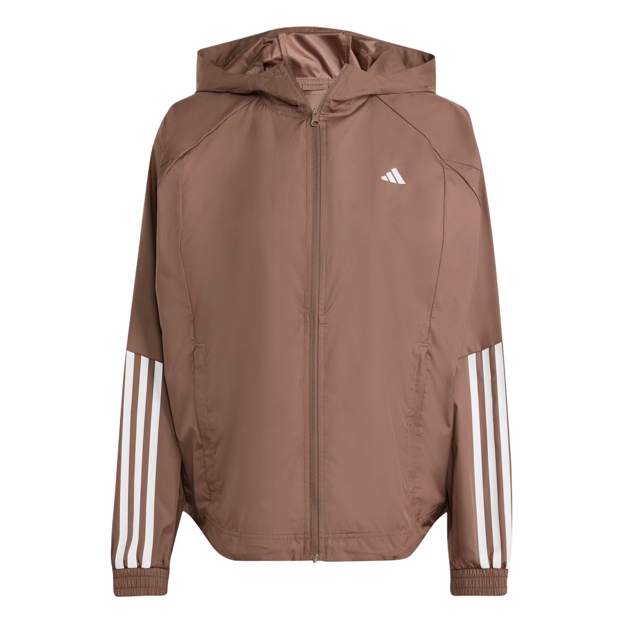 Adidas Women s Sportswear Windproof Hooded Jacket Black JX7381 S